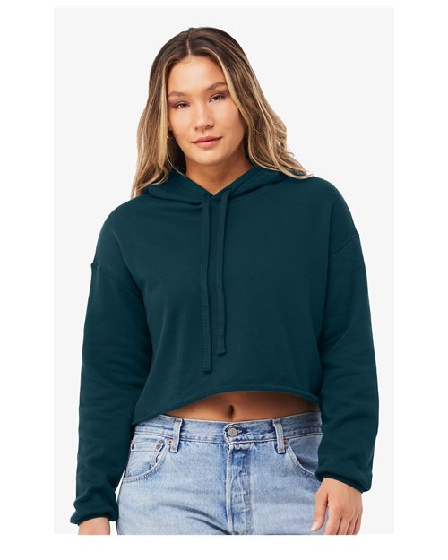 BELLA + CANVAS 7502 Women's Crop Hoodie Sweatshirt-1