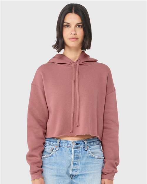 BELLA + CANVAS 7502 Women's Crop Hoodie Sweatshirt-5