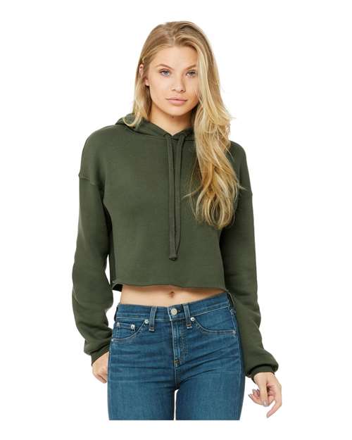 BELLA + CANVAS 7502 Women's Crop Hoodie Sweatshirt-6