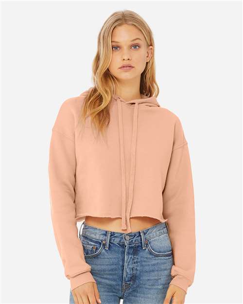BELLA + CANVAS 7502 Women's Crop Hoodie Sweatshirt-7