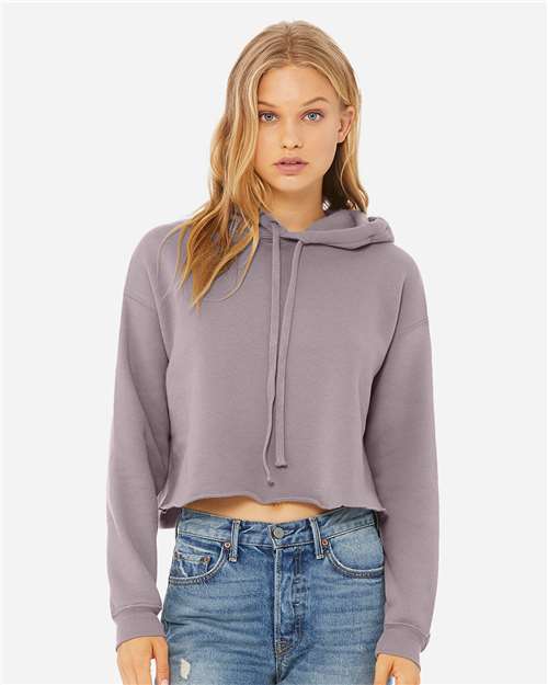 BELLA + CANVAS 7502 Women's Crop Hoodie Sweatshirt-9