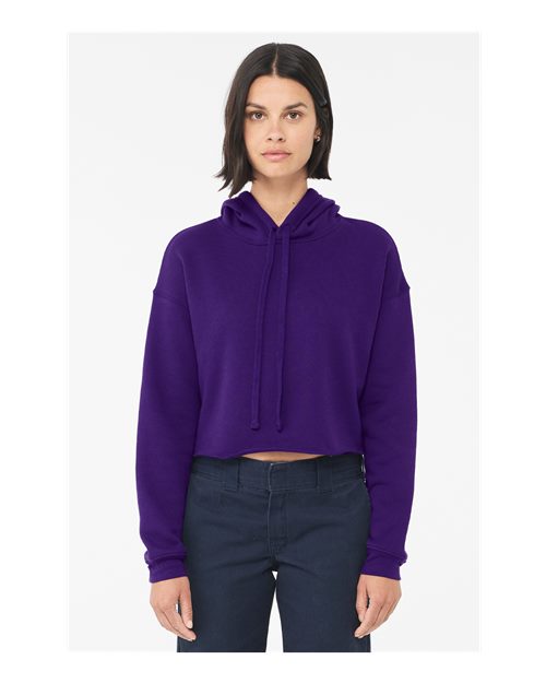BELLA + CANVAS 7502 Women's Crop Hoodie Sweatshirt-10