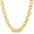Thick 11mm Oval Rolo Bracelet (F246A/I134B)-2