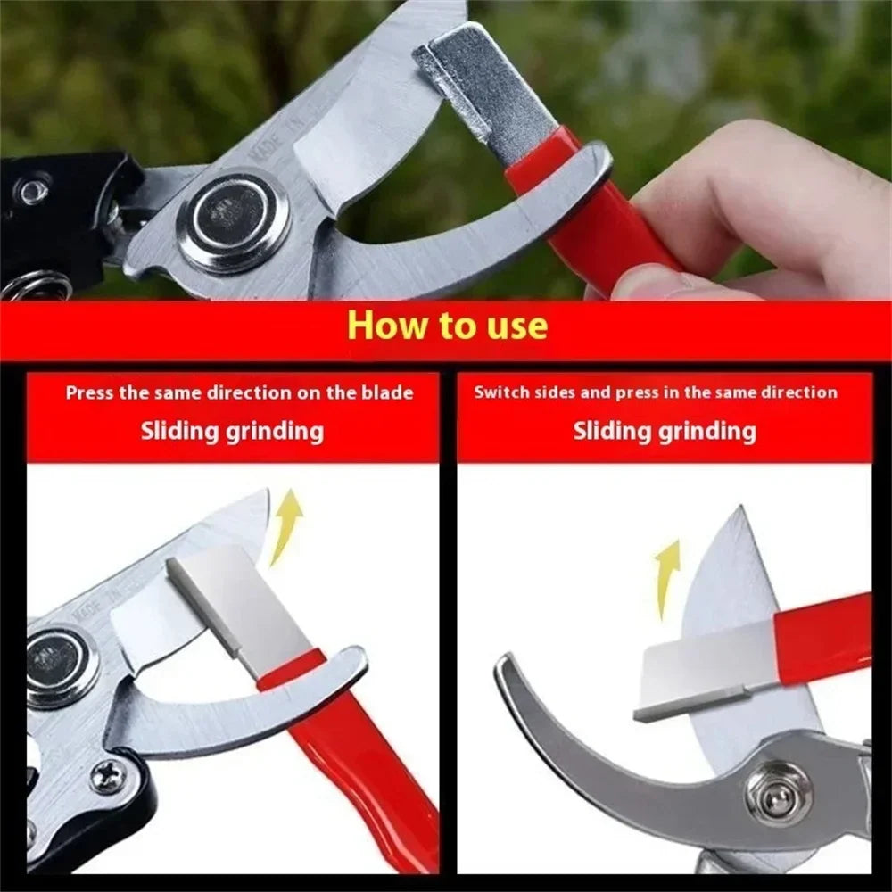 Professional Tungsten Diamond Ceramic Sharpening Stone for Kitchen Knife Scissor Garden Shears All Blades Cutting Tool Sharpener-3