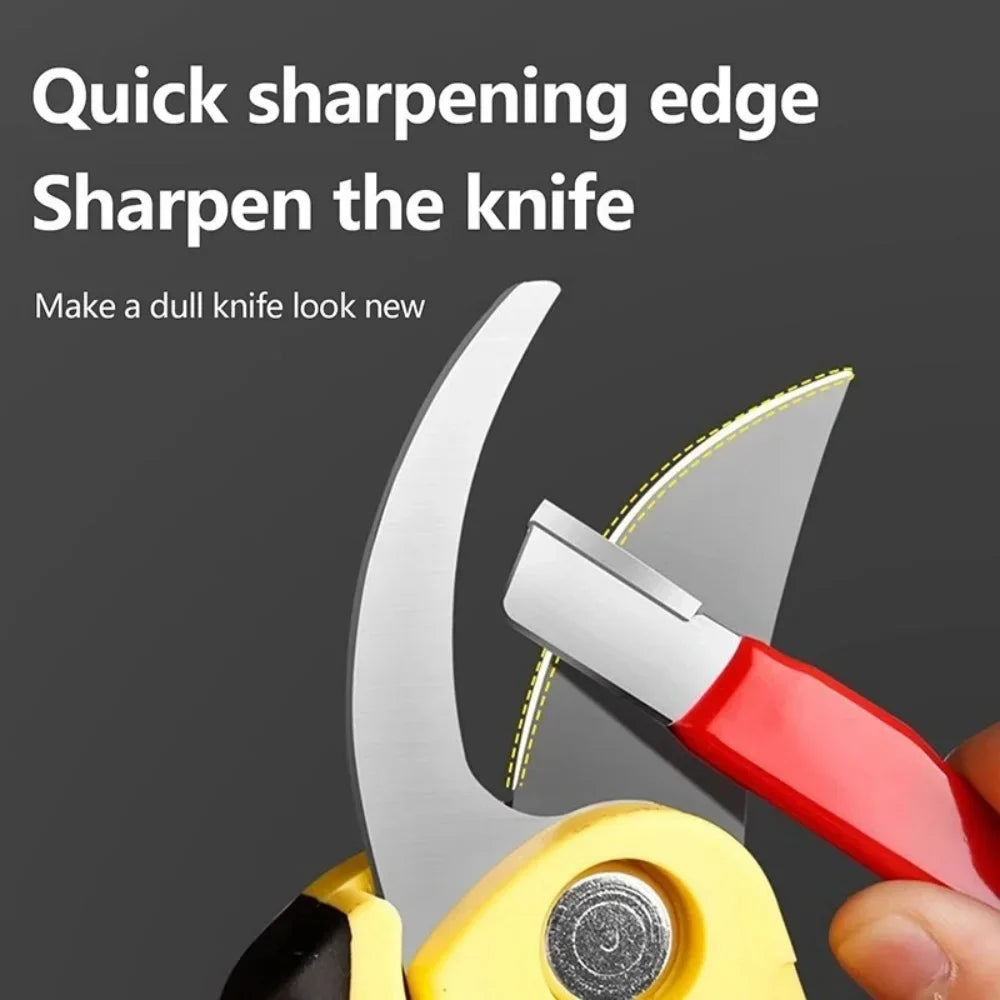 Professional Tungsten Diamond Ceramic Sharpening Stone for Kitchen Knife Scissor Garden Shears All Blades Cutting Tool Sharpener-1