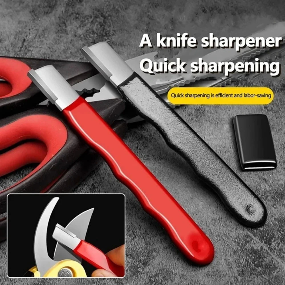 Professional Tungsten Diamond Ceramic Sharpening Stone for Kitchen Knife Scissor Garden Shears All Blades Cutting Tool Sharpener-0